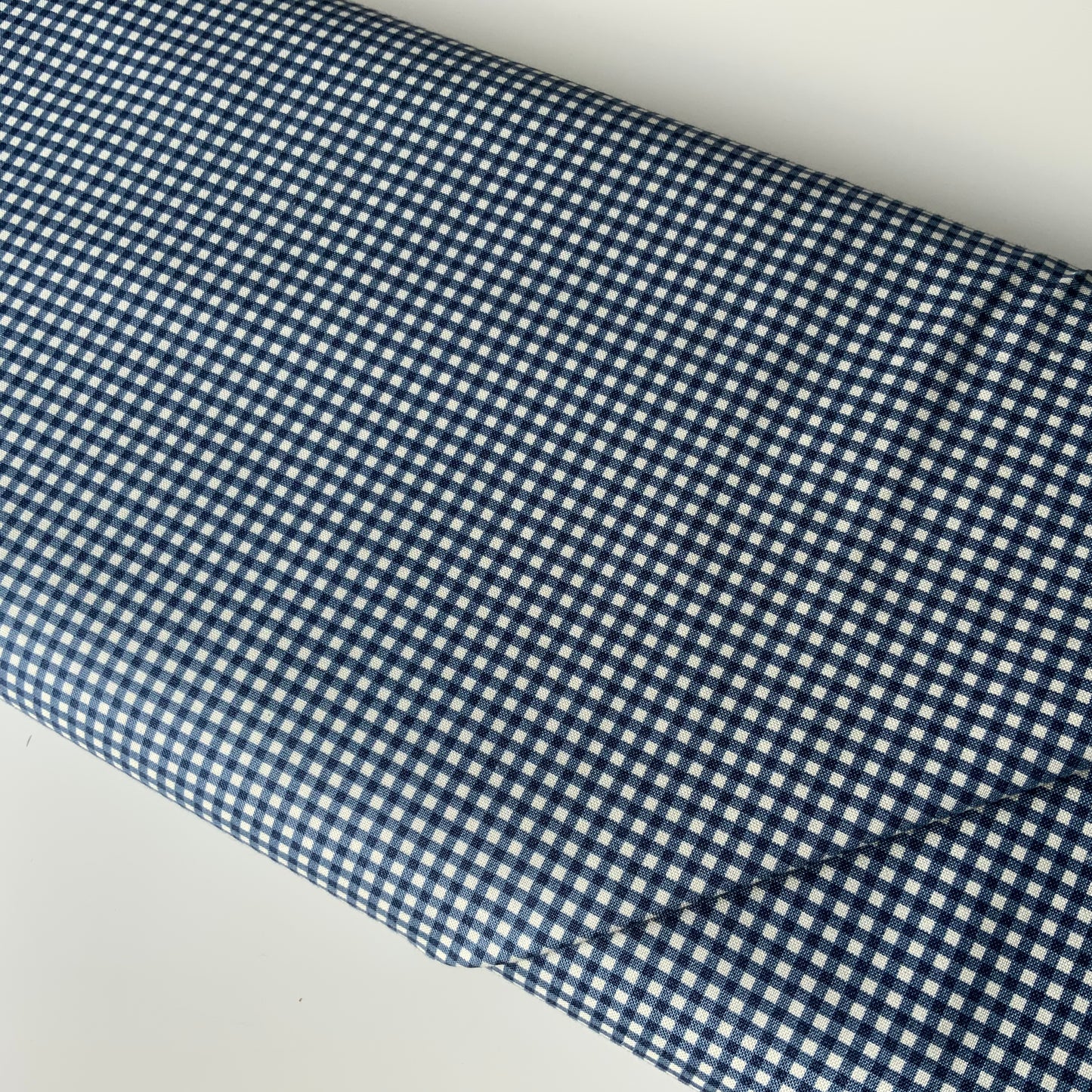Navy Gingham Print