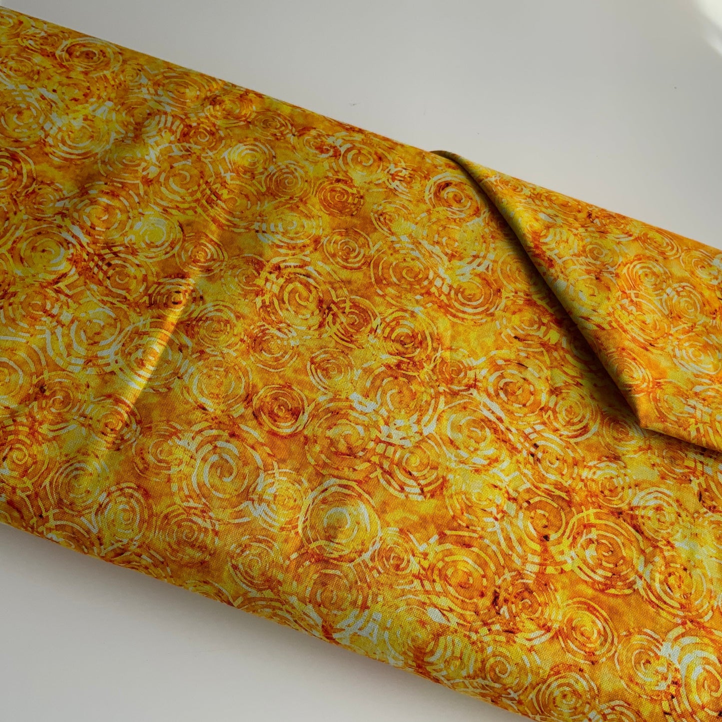 Yellow Printed Circles