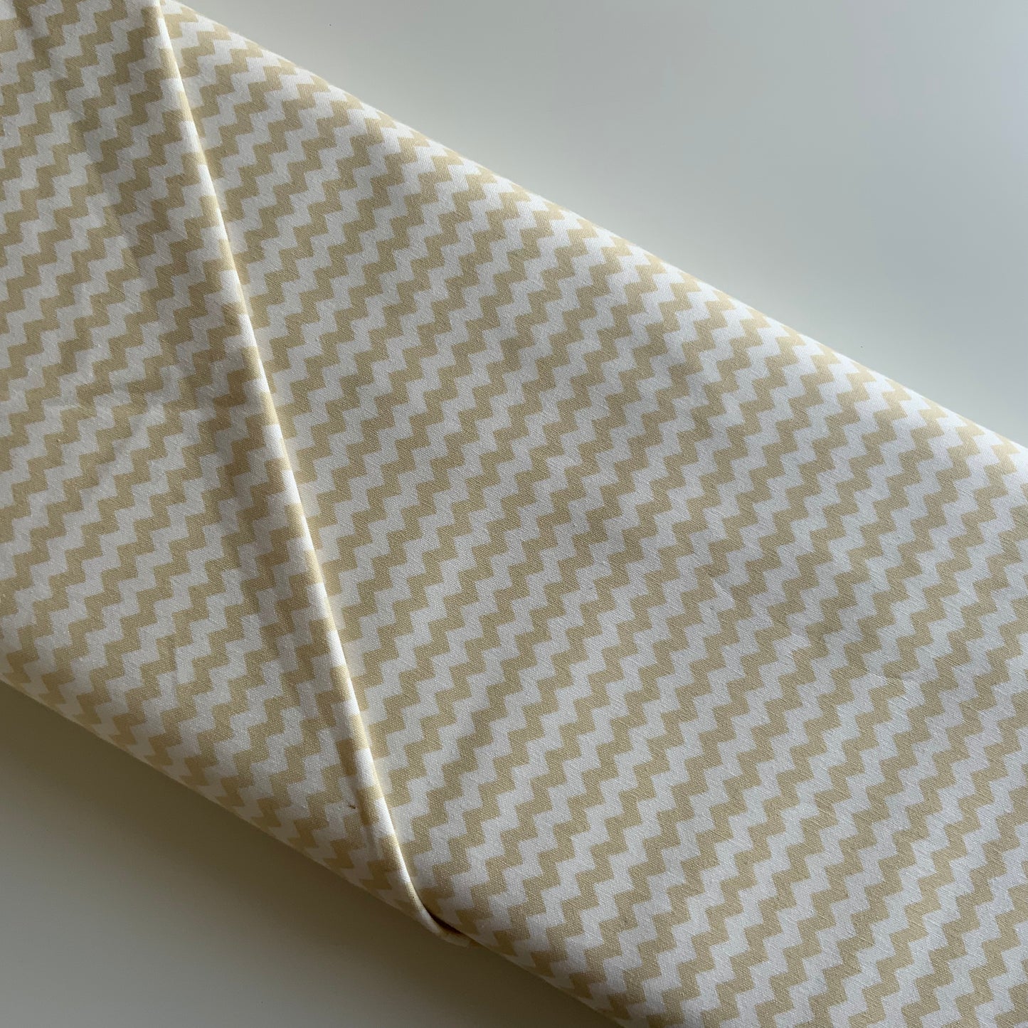 Beige And White Zig Zag
