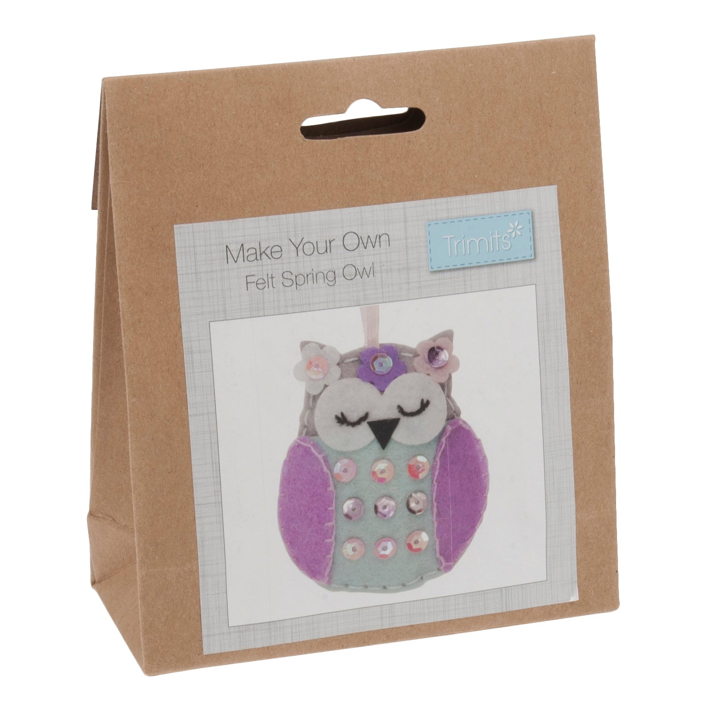 Make a Felt Spring Owl Decoration