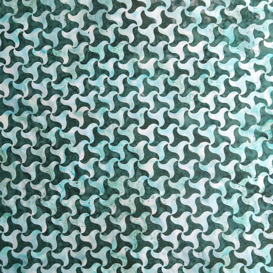 Batik Green Triskelion