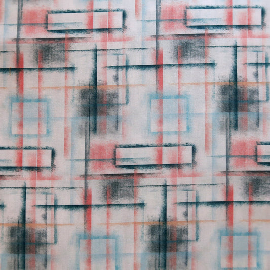 Colour Brush Peach And Blue