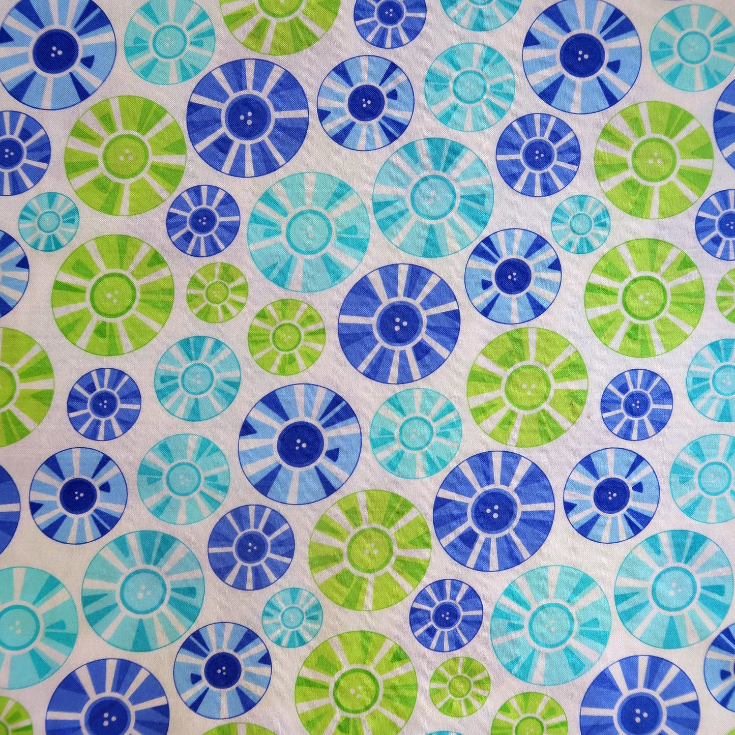 Brighten Up Circles Blue And Green