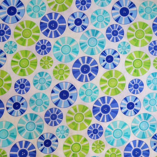 Brighten Up Circles Blue And Green