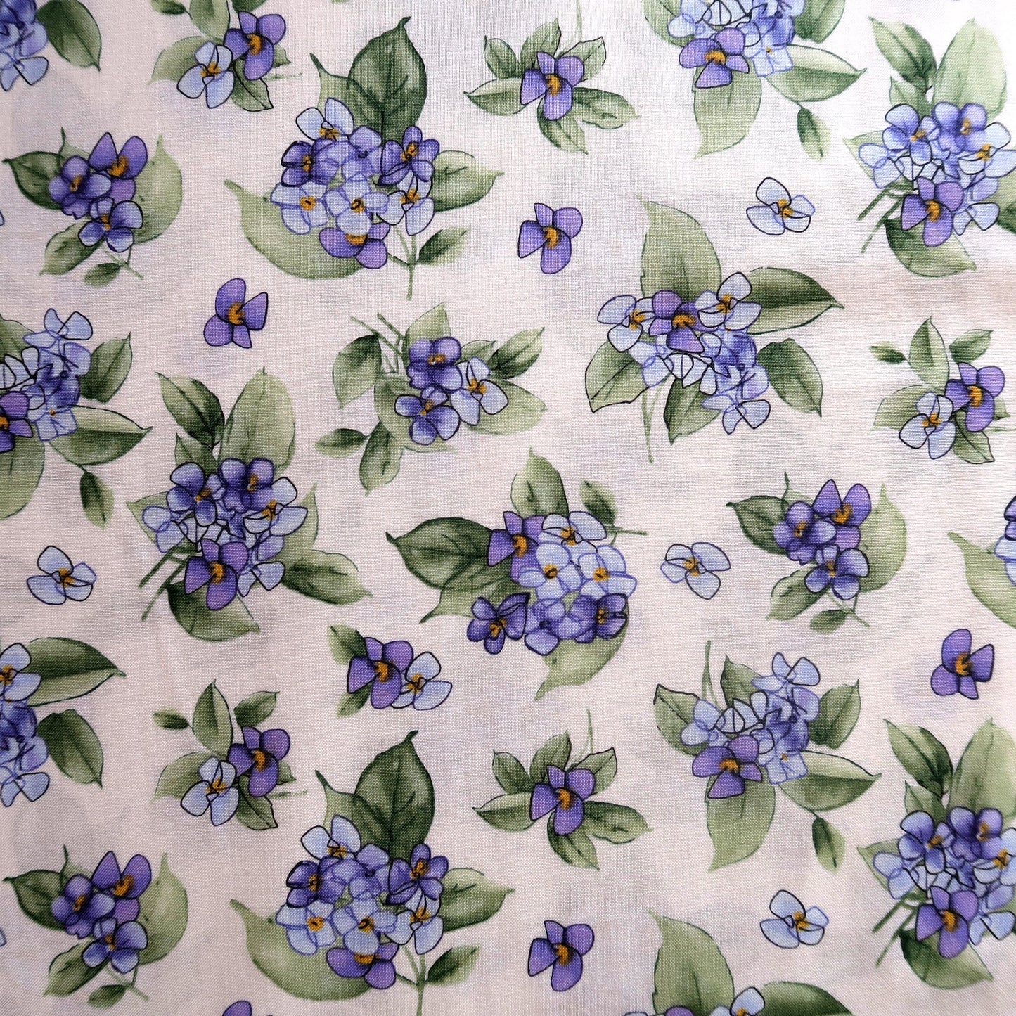 Watercolour Hydrangeas Blue Small
