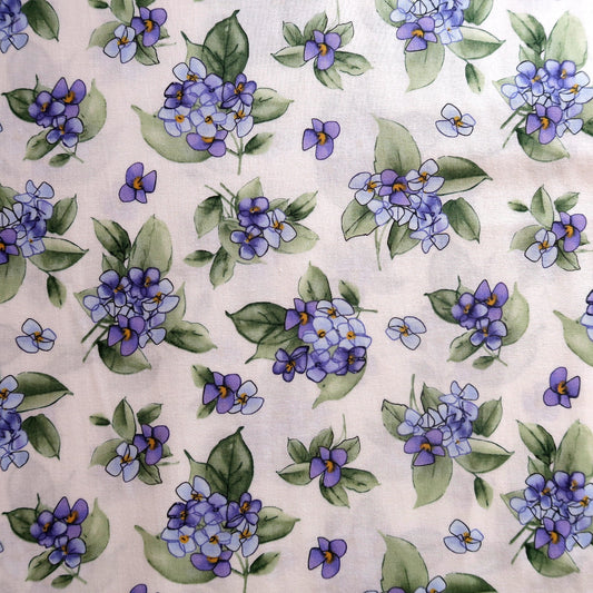 Watercolour Hydrangeas Blue Small