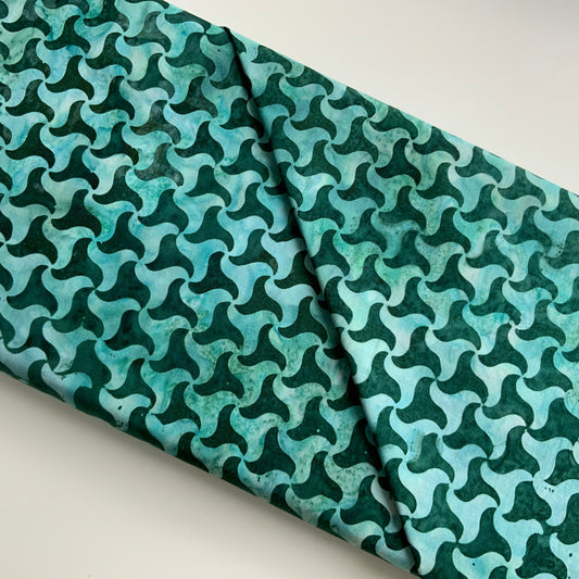 Batik Green Triskelion