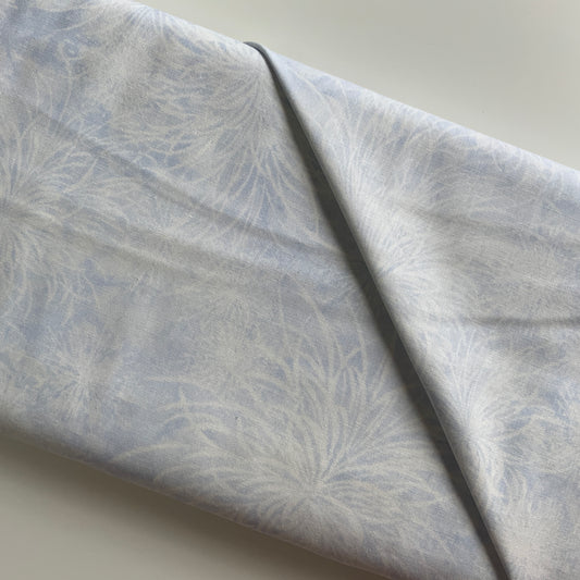 Botanical Pastel Blue - End of Bolt 1.2 Metres