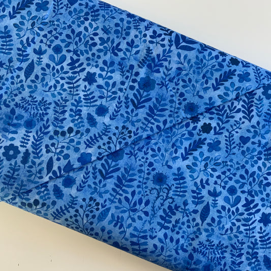 Floral Menagerie Meadow Blue