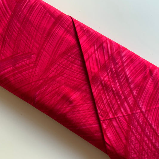 Crosshatch Bali Batik Raspberry