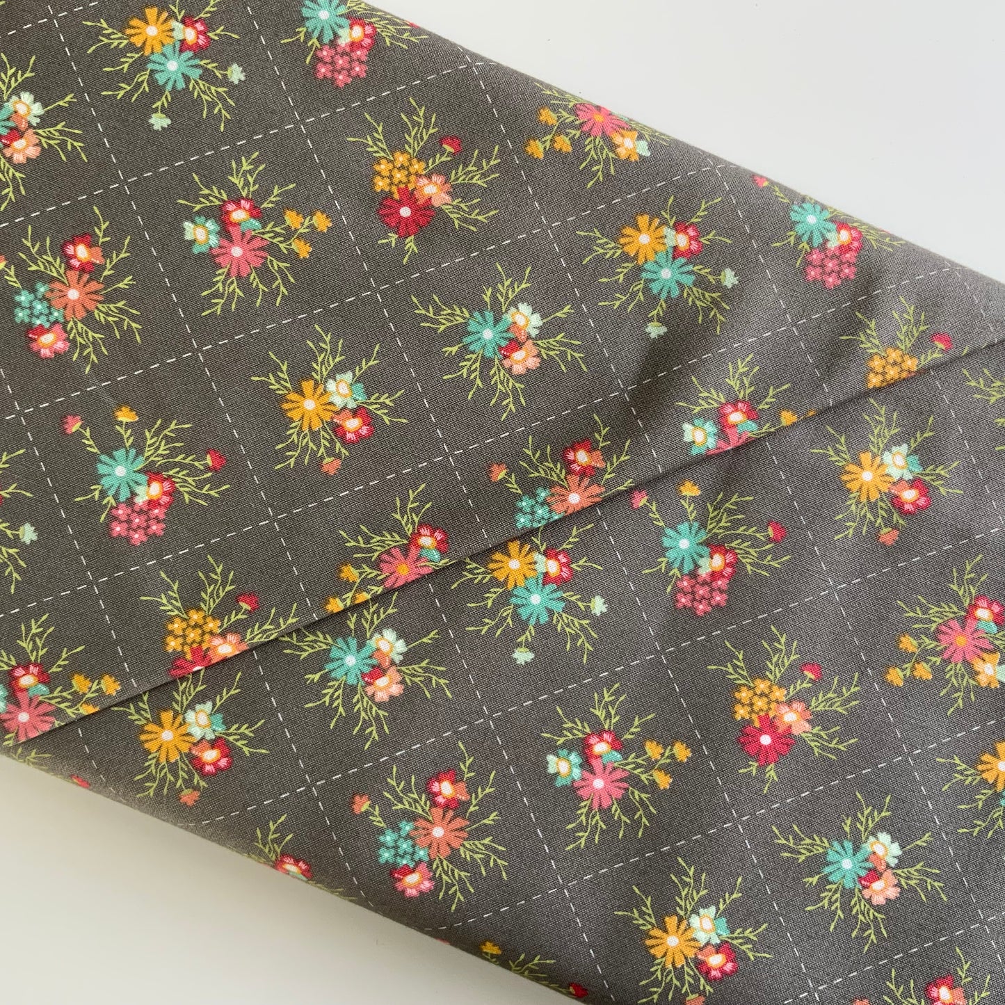Sunnyside Up Flower Grid - End of Bolt 1 metre