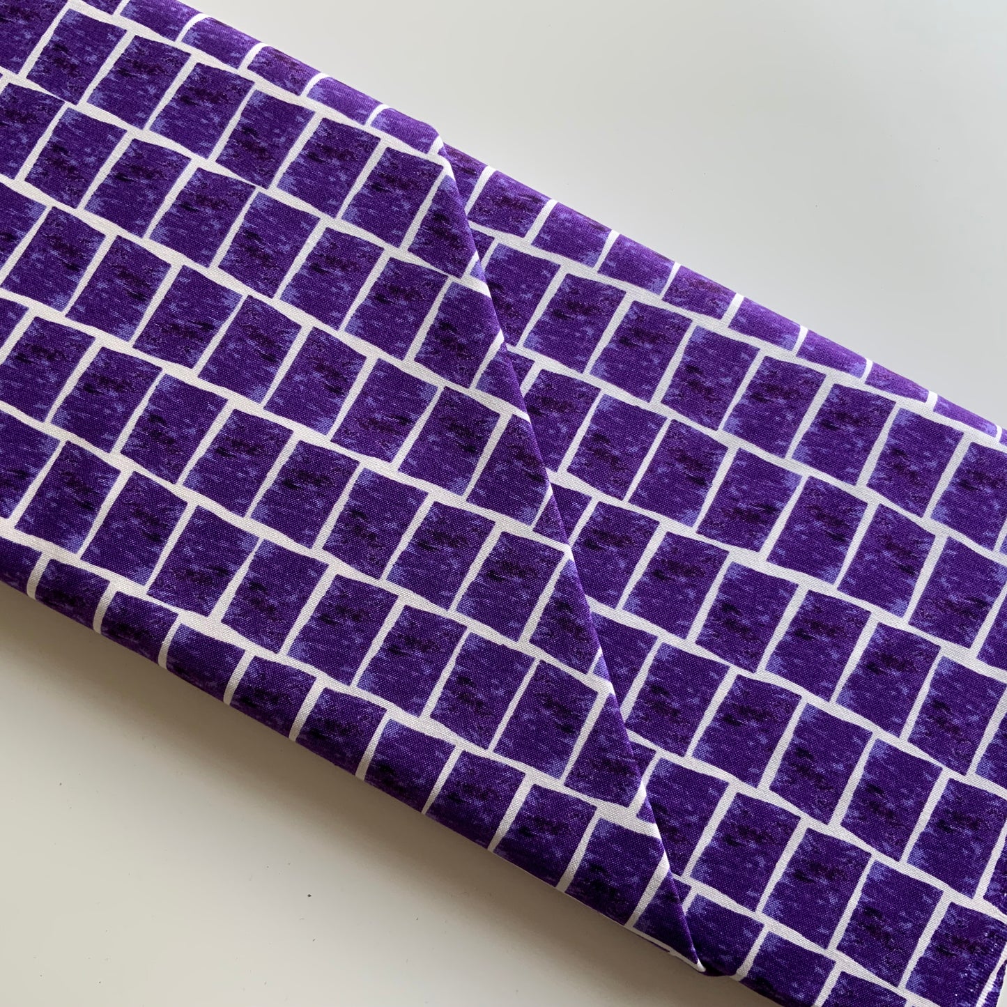 Murano Purple Blocks - End of Bolt 90cm