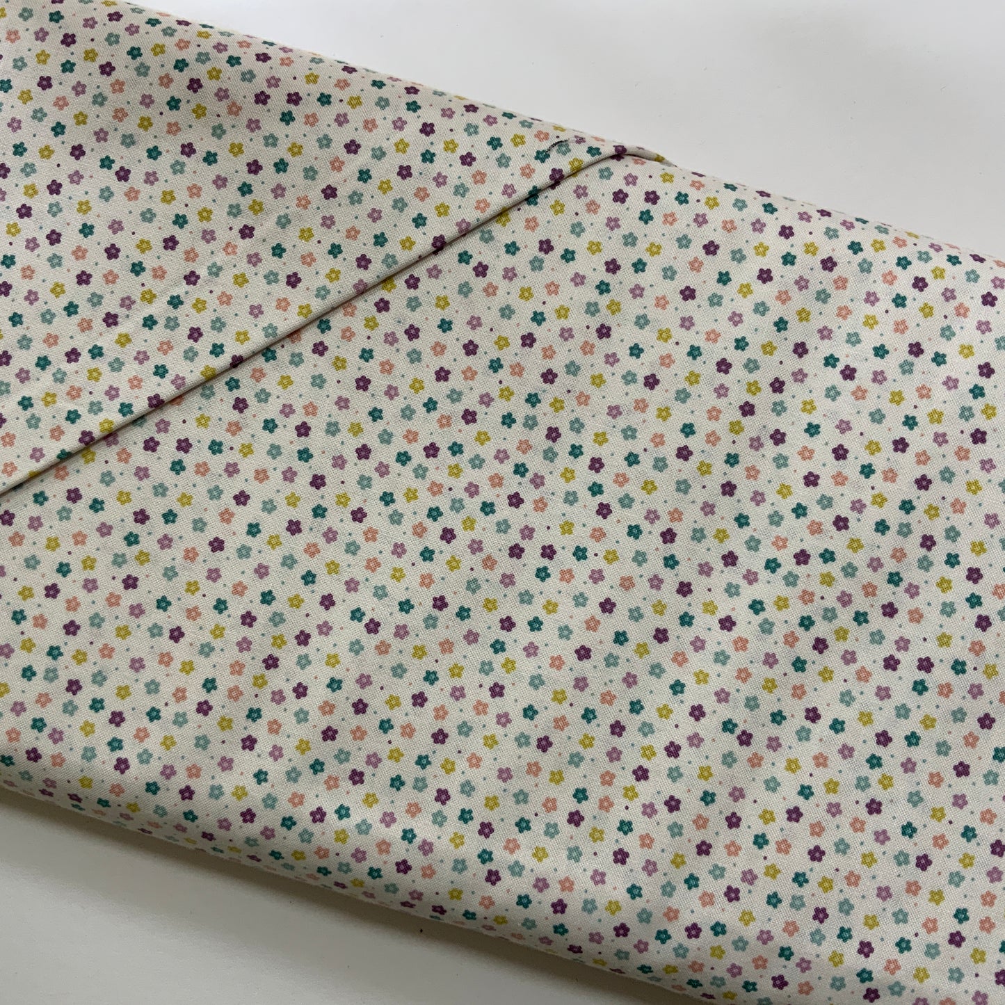 Tiny Flowers on White - Spring Hare…Reloved