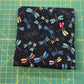 Dragonflies on Dark Blue (Yuki) - End of Bolt 80cm