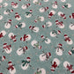 Snowmen - Teal - Country Christmas