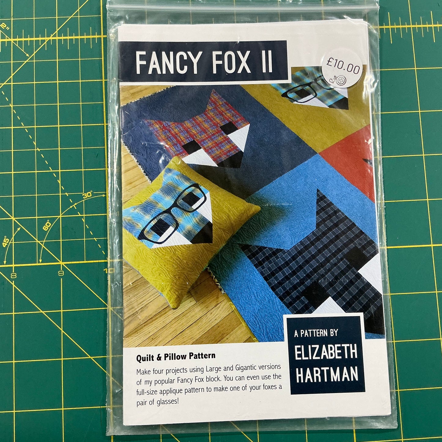 Fancy Fox II - Quilt & Pillow - Pattern
