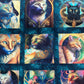 Small Cat Picture Patches - Feline Fantasia