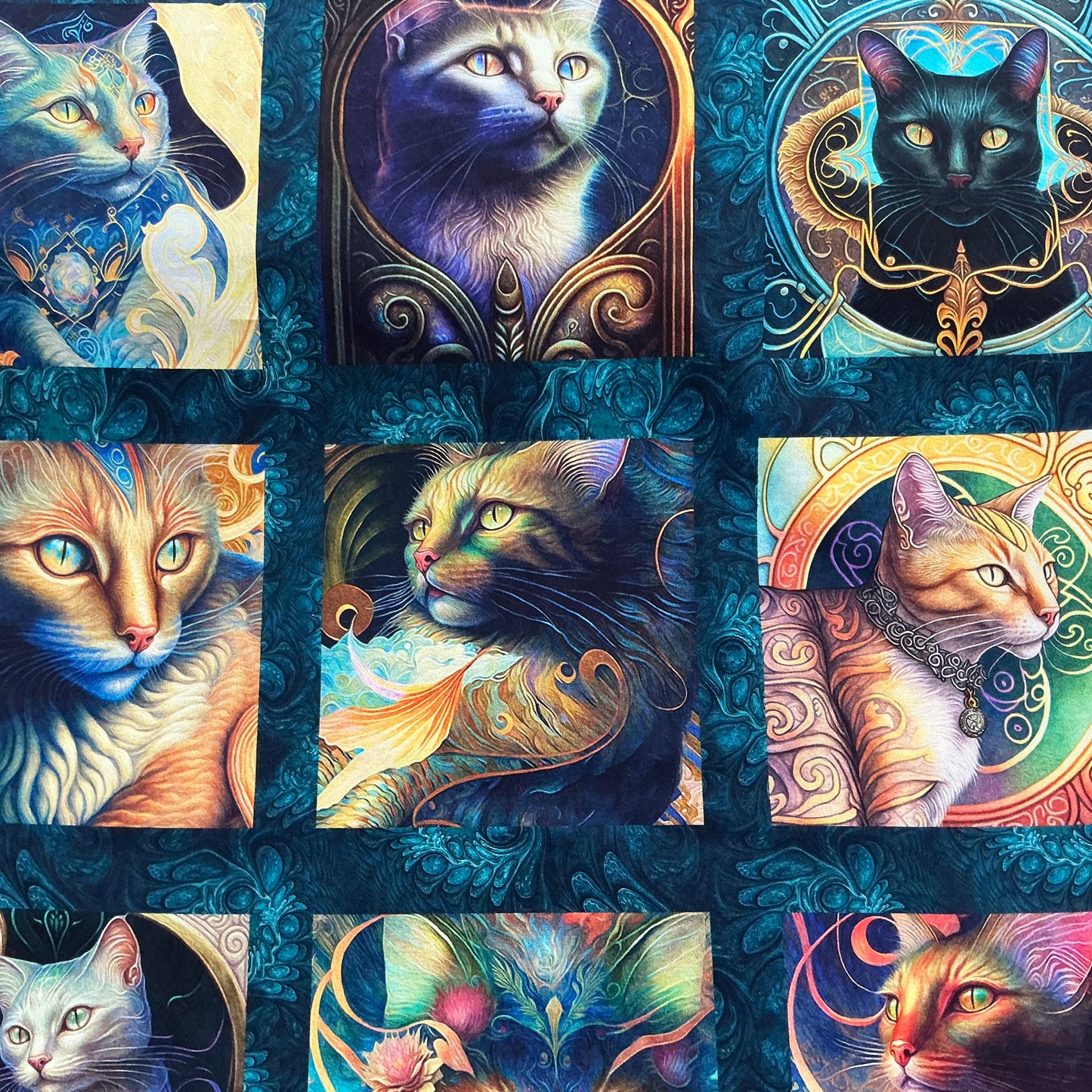 Small Cat Picture Patches - Feline Fantasia