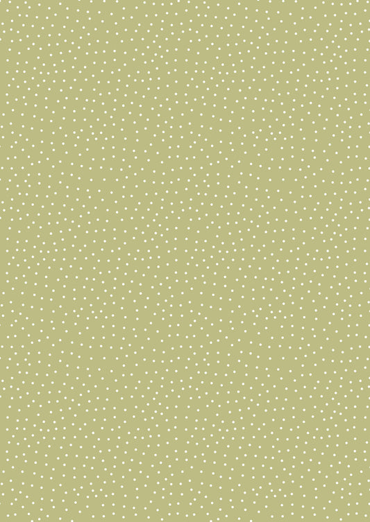 Winter Botanicals Pearl Dots on Winter Green