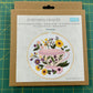 Tea Cup - Embroidery Hoop Kit