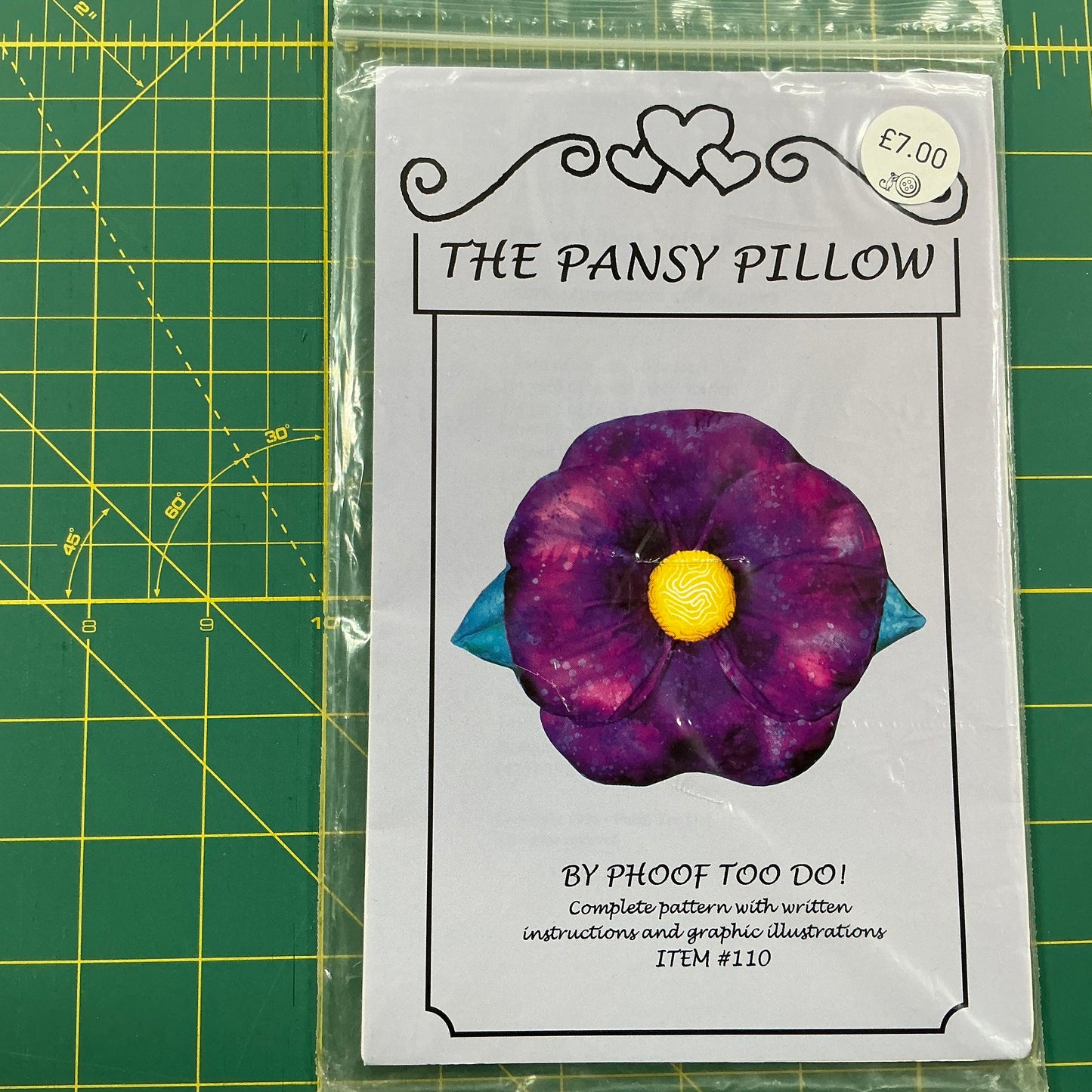 The Pansy Pillow - Pattern