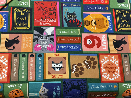 Cat Book Covers - Multicoloured