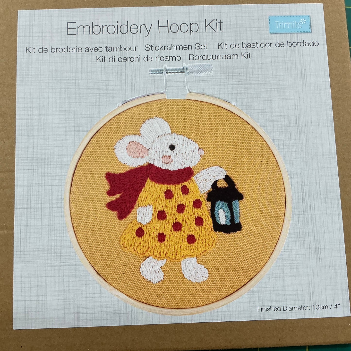 Miss Mouse - Embroidery Hoop Kit