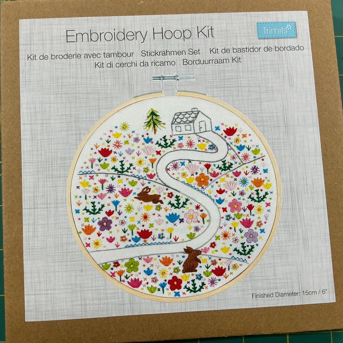 Floral Journey - Embroidery Hoop Kit