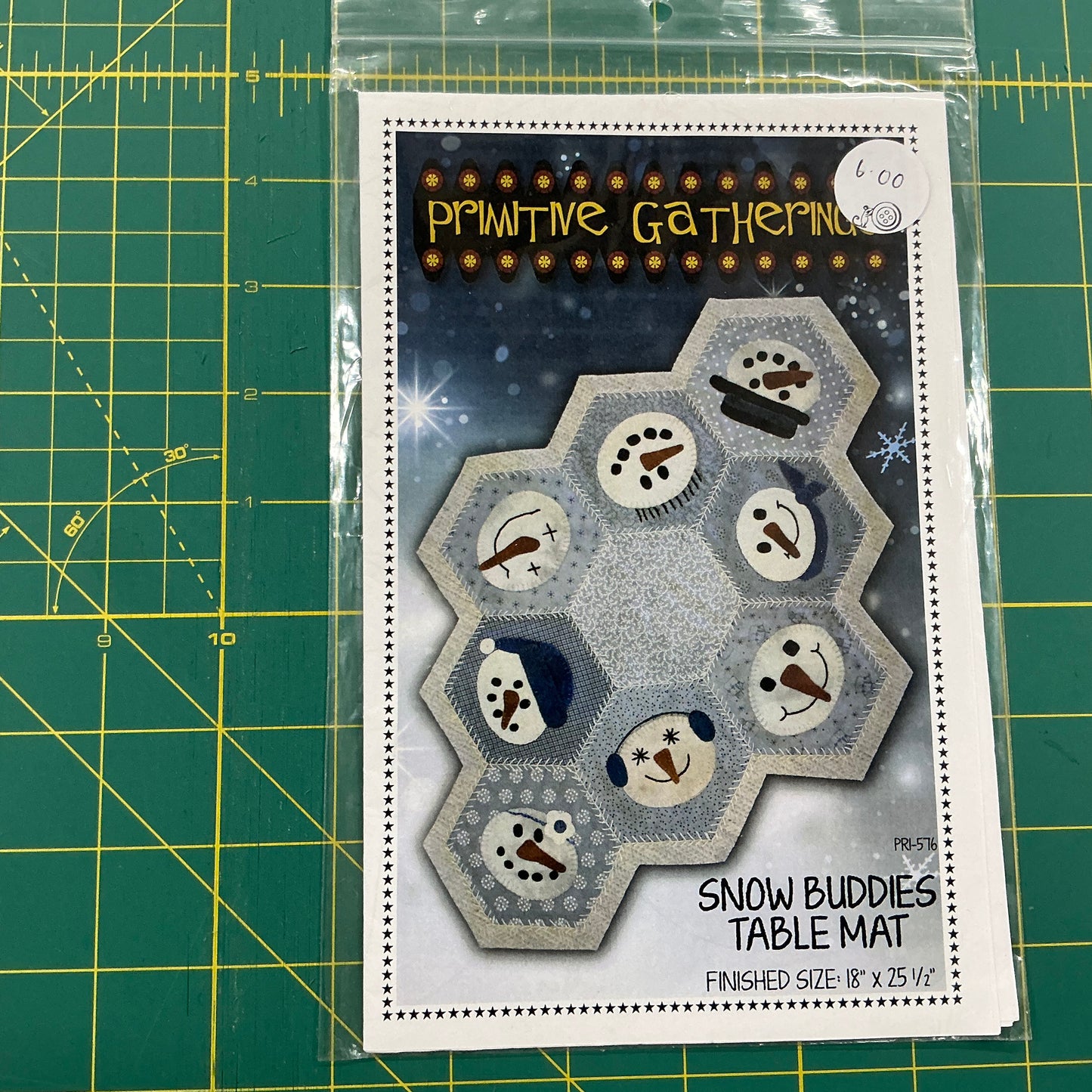 Snow Buddies Table Mat - Pattern
