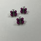 Butterfly Buttons - Purple