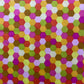 Hexagons Citrus. Piecework. AMT