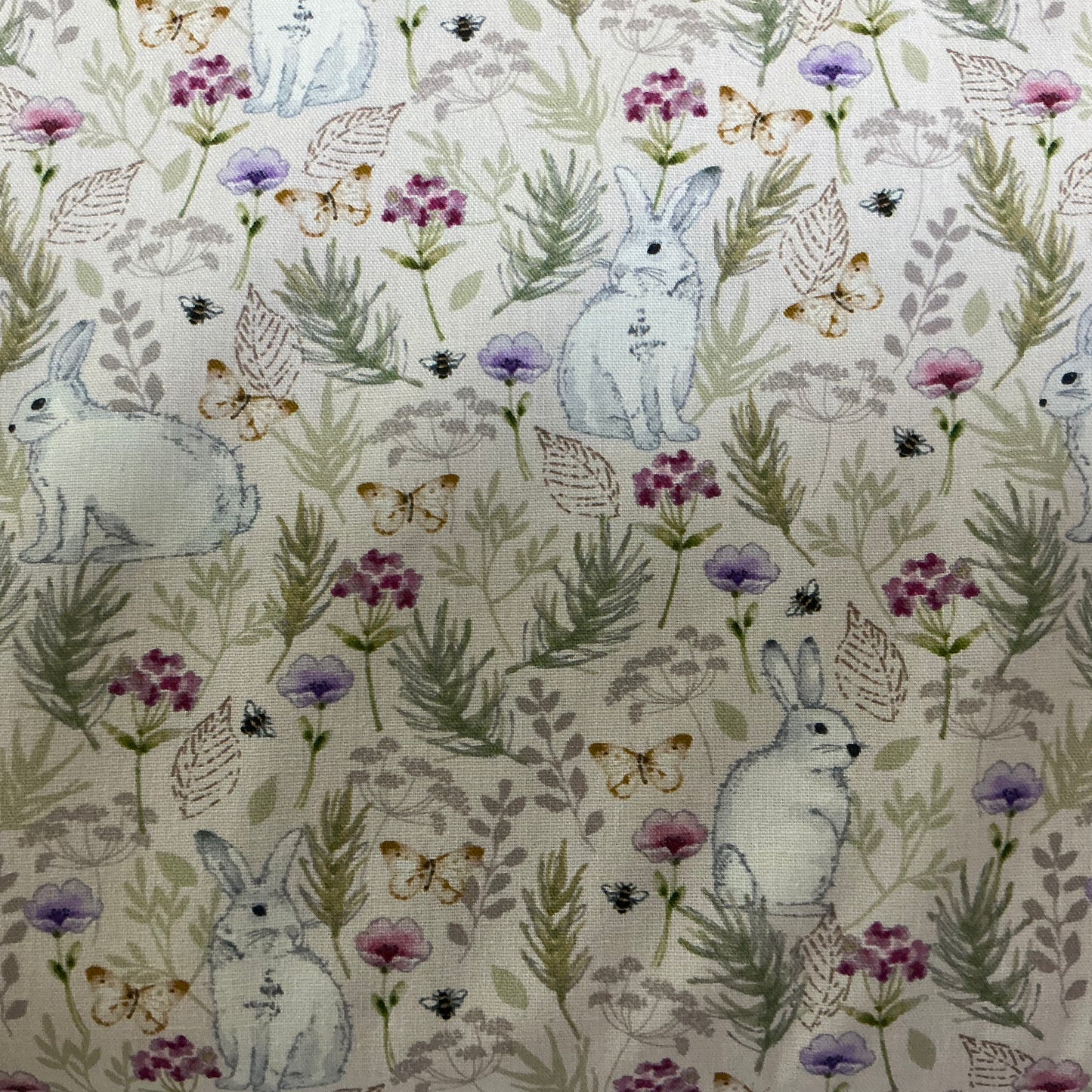 Gentle Meadow Hop & Bloom - Cream - Susan Wheeler