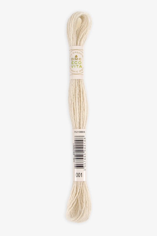 Eco-Vita 100% Wool for Embroidery #001 Off White