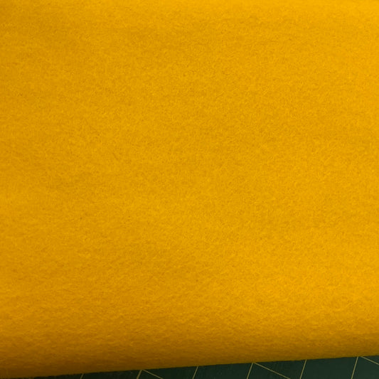 100% Wool Felt - Daffodil Yellow 16”(40cm) Wide