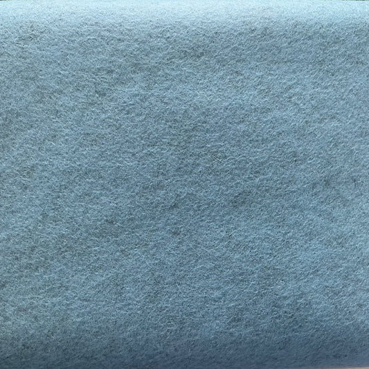 100% Wool Felt - Marl Powder Blue 16”(40cm) Wide