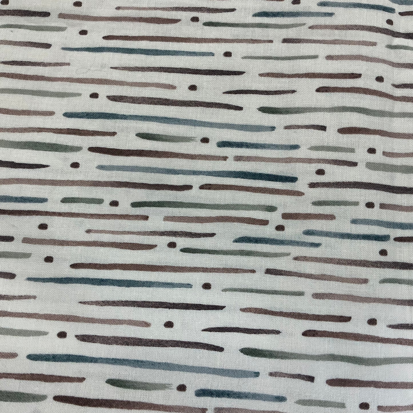 Dots and Lines - Cotton Tales - End of Bolt 80cm x width of fabric.
