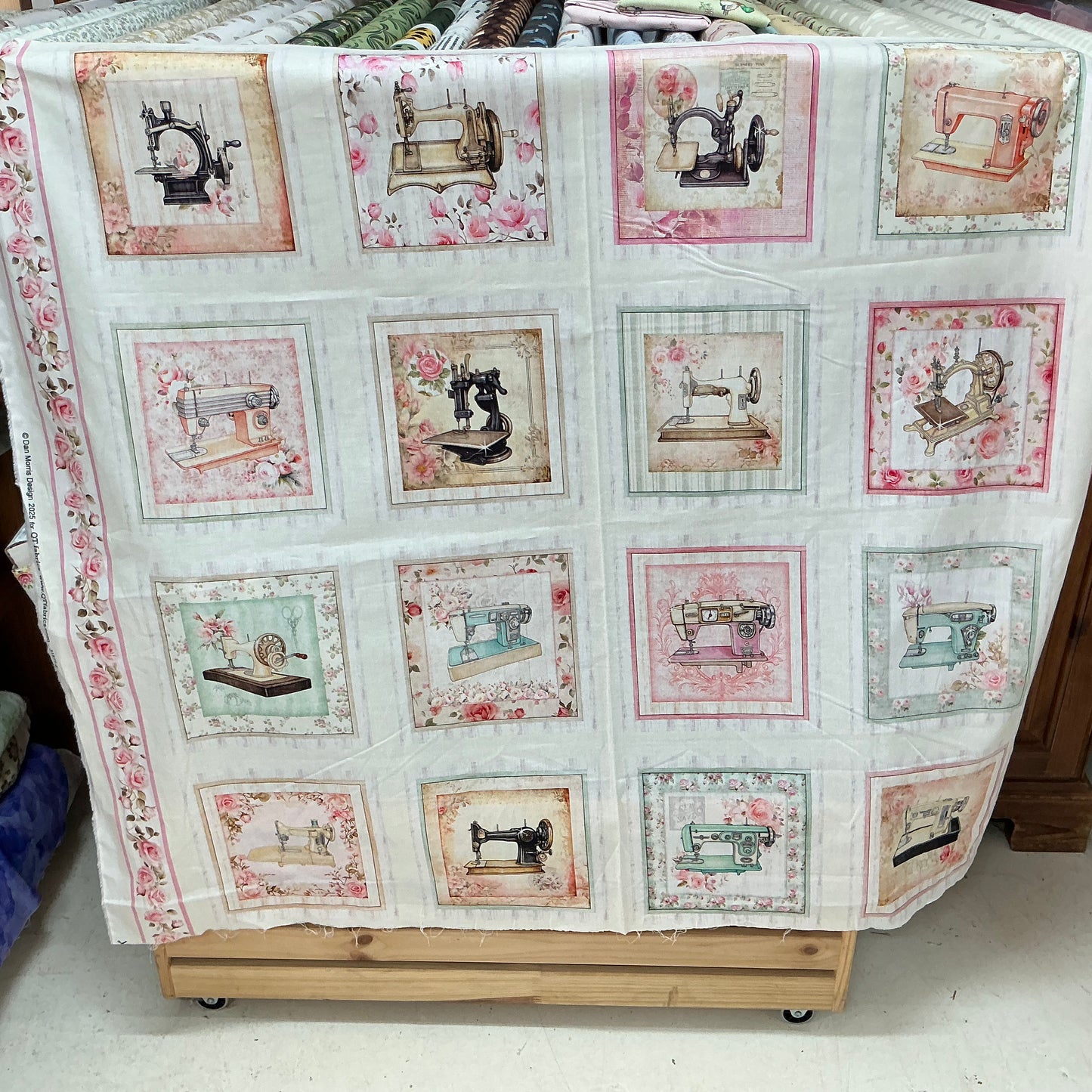 Vintage Sewing Machines - Sew Shabby Chic - Panel