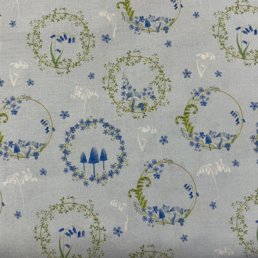 Woodland Glade - Blue - Bluebell Hollow - Debbie Shore