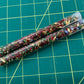Red, Green, Gold Mixed Beads in Tube