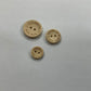 “Handmade with Love” Buttons - Wooden - 15mm