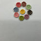 Spotty Buttons - Wooden - 15mm - 9 Colours
