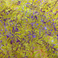 Lavender Doodle on Yellow - Garden Party - Batik