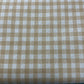 Gingham Yellow - 80% Cotton 20% Linen