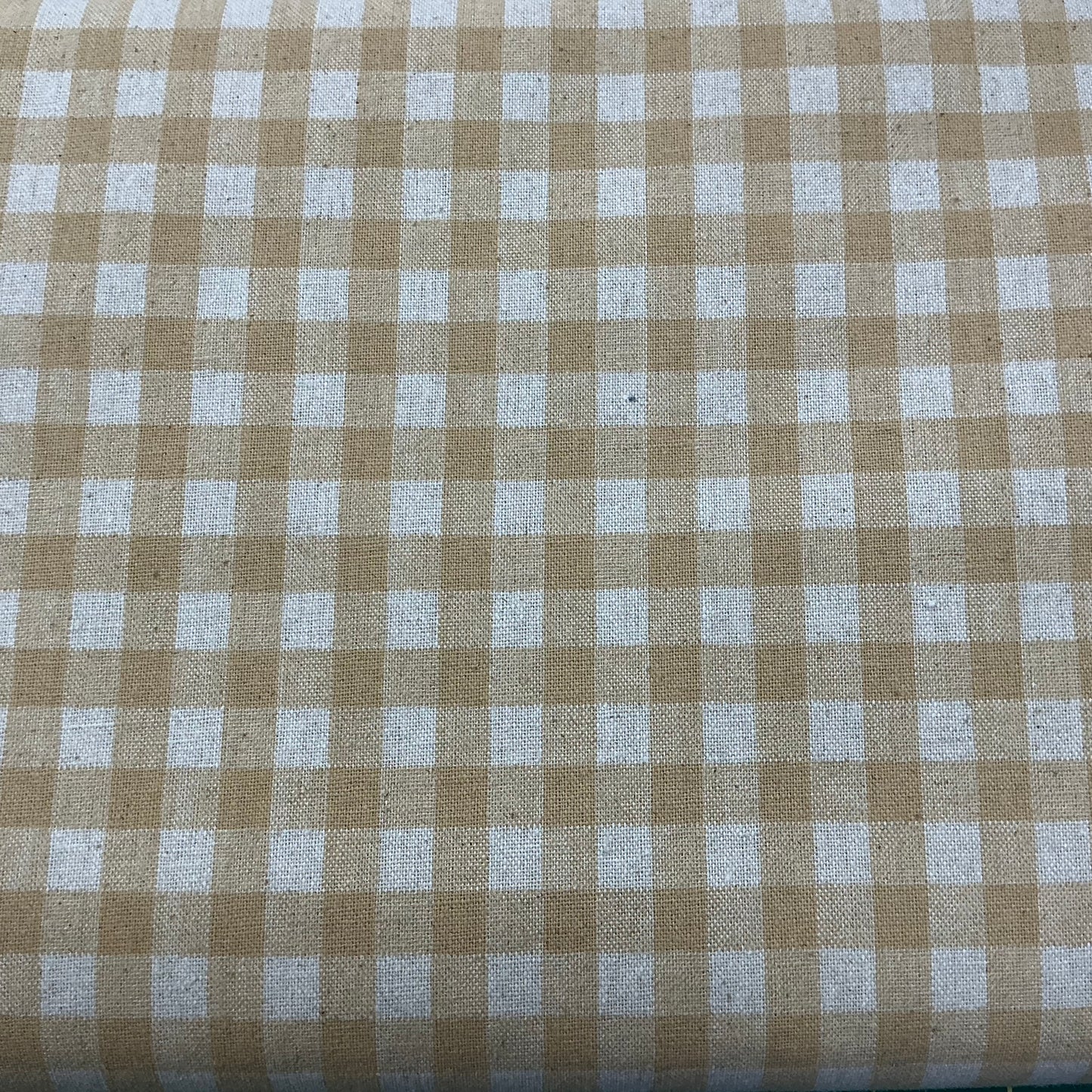 Gingham Yellow - 80% Cotton 20% Linen