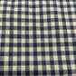 Gingham Blue - 80% Cotton 20% Linen