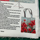 Poppy Meadow - Tote Bag Panel - Canvas