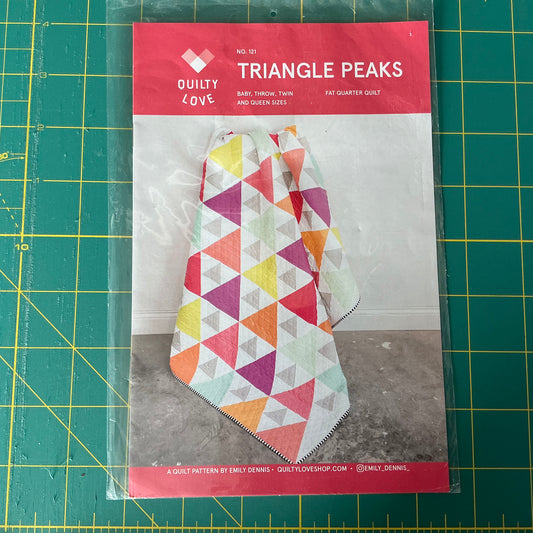 Triangle Peaks Quilt Pattern