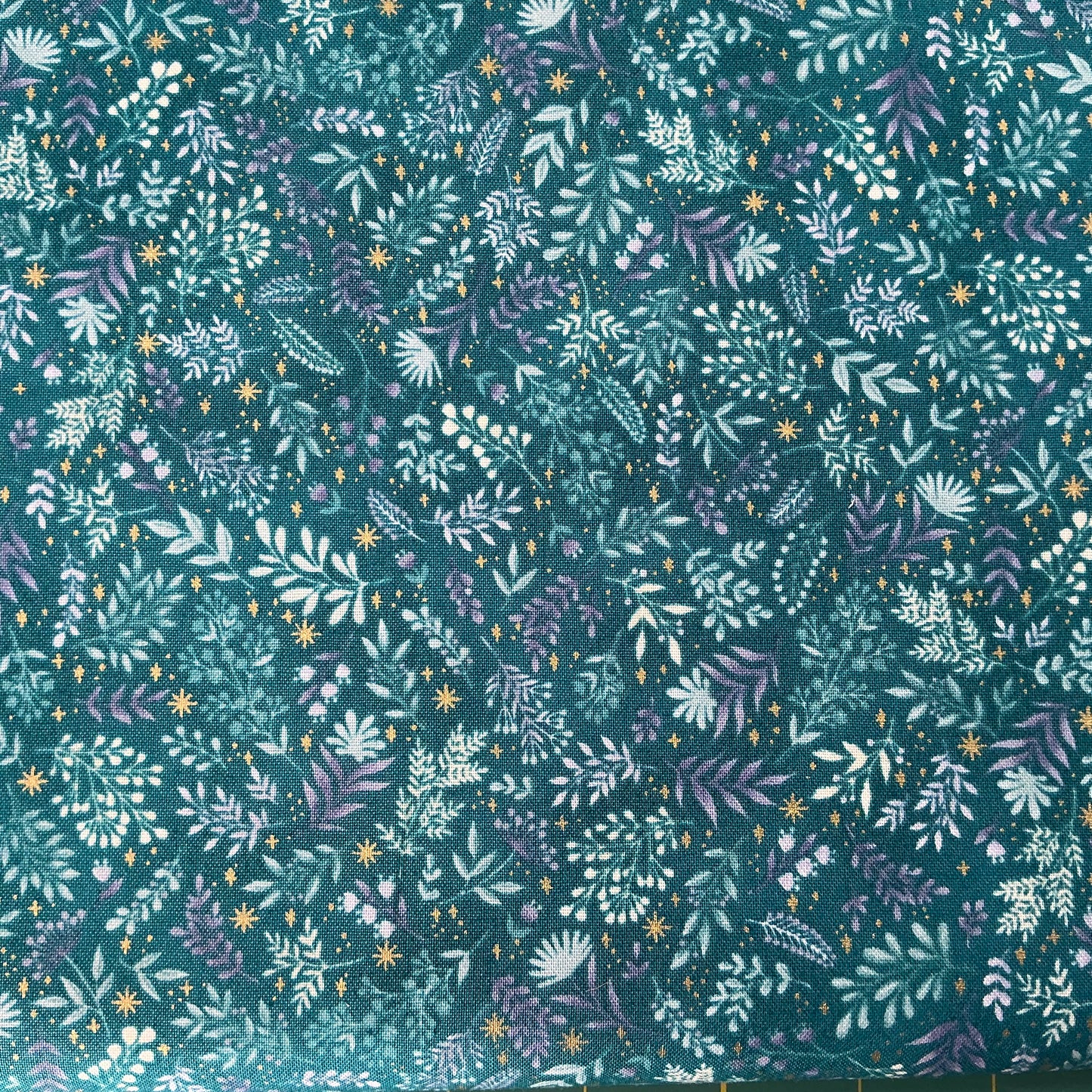 Flora - Pale Teal & Blue on Teal - Charmed