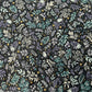 Flora - Teal & Blue on Black - Charmed