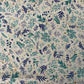 Flora - Teal & Blue on Cream - Charmed